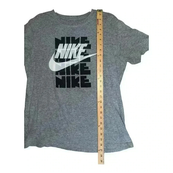 Nike Mens Gray Shite Swoop TShirt, Large - Picture 5 of 5